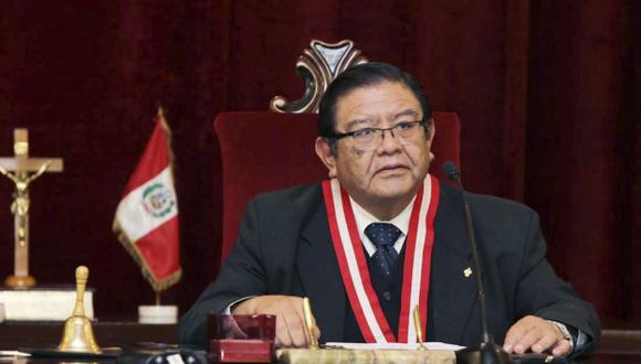 El presidente del JNE, Jorge Luis Salas. (Foto: Andina)