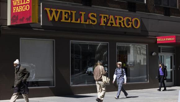 Una sucursal del banco Wells Fargo en Nueva York, EE.UU., el miércoles 29 de marzo de 2023. Está previsto que Wells Fargo & Co. publique las cifras de ganancias el 14 de abril.