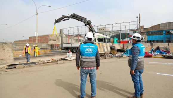 Tramos de la carretera Central fueron cerradas por construcción de Estaciones Ate, Prolongación Javier Prado y Vista Alegre de la Línea 2 del Metro de Lima y Callao. (Foto: Autoridad de Transporte Urbano de Lima y Callao)