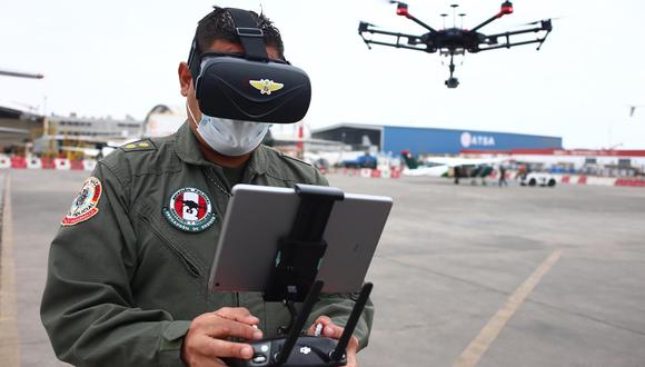 Policía Nacional del Perú implementó el uso de drones para reforzar la vigilancia y seguridad en la línea de frontera con Ecuador. (Fotos: Referencial/Archivo El Comercio)