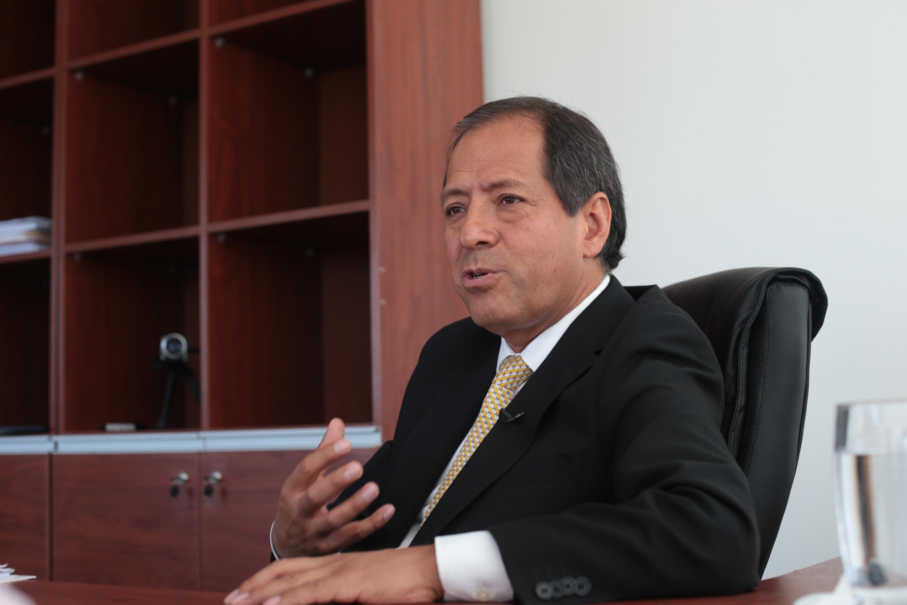Edgar Quispe sostuvo que el avance hasta el momento es de un 45% aproximadamente. (Foto: GEC)