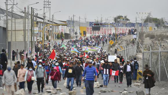 Gobierno oficializa declaración de estado de emergencia por 30 días en todo el Perú. (Foto de Diego Ramos / AFP)