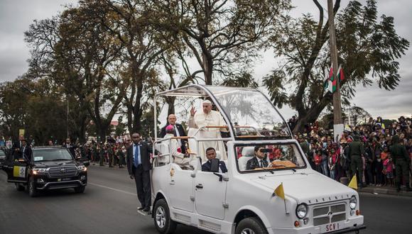 Papa Francisco, en Madagascar (Foto: AFP)