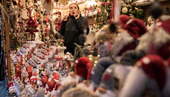 Compras navideñas. (Foto: AFP).