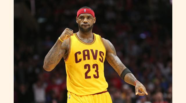 LeBron James, número 23 de los Cavaliers de Cleveland, Ingresos totales: US$ 64.6 millones, Sueldo: US$ 20.6 millones, Patrocinios: US$ 44 millones. (Foto: Getty)