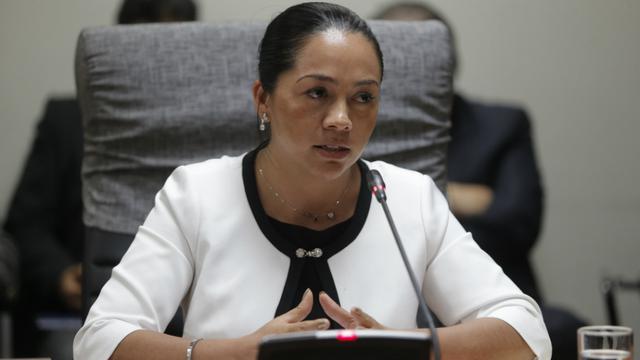 La legisladora fujimorista Nelly Cuadros tuiteó "Comisión de Constitución aprobó derogación del DL 1323 (Ley mordaza) que atentaba contra quienes estamos en contra de Ideología de Género".