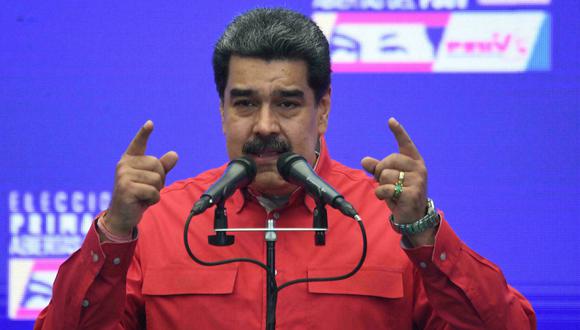 Maduro, no obstante, mantuvo el control institucional y territorial, mientras que Guaidó perdió dominio del Legislativo, único poder en manos opositoras, tras marginarse de las elecciones parlamentarias del 6 de diciembre en las que arrasó el chavismo. (Foto: AFP)