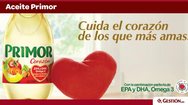 Primor. El aceite Primor también aparece en el ranking, casi cerrándolo, en el puesto 19. Su valor de marca: US$ 40 millones.