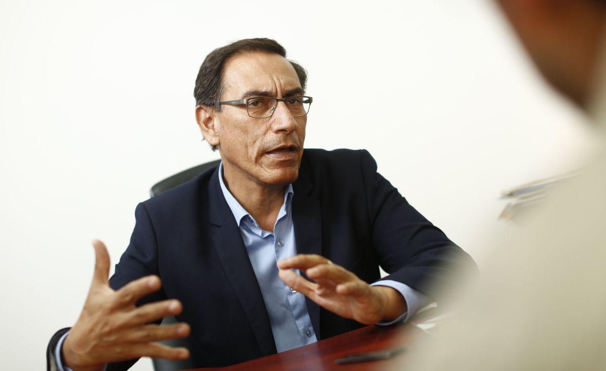 Martín Vizcarra, presidente de la Repúbica. (Foto: USI)