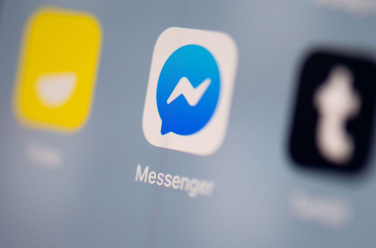 Logo de Facebook Messenger.