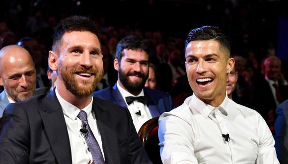 Cristiano Ronaldo, Messi y Neymar Jr. ocupan actualmente las tres primeras posiciones del ránking de futbolistas mejor pagados del mundo en 2023, según reveló la revista Forbes. (Foto: Getty Images)