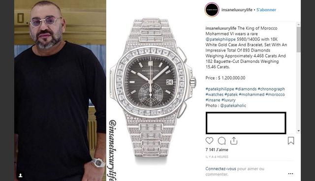 FOTO 3 | La cuenta de Instagram de "Insane Luxury Life" publicó detalles de la joya del monarca.