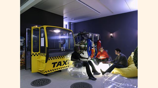 Así se reúnen los trabajadores de Google en Zurich.