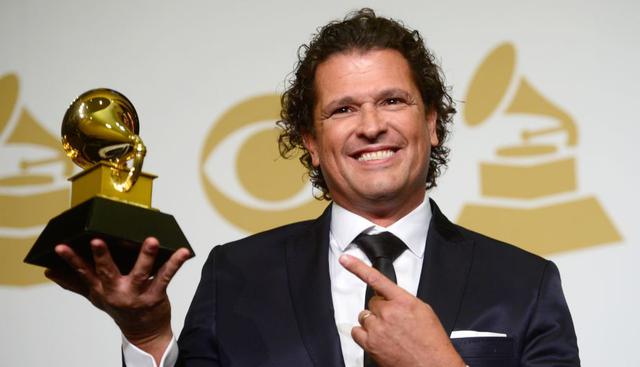 Carlos Vives ha ganado infinidad de premios. Uno de los últimos fue el Grammy a Mejor Álbum Tropical Contemporáneo, por el disco ‘Más + Corazón Profundo’. (AFP)