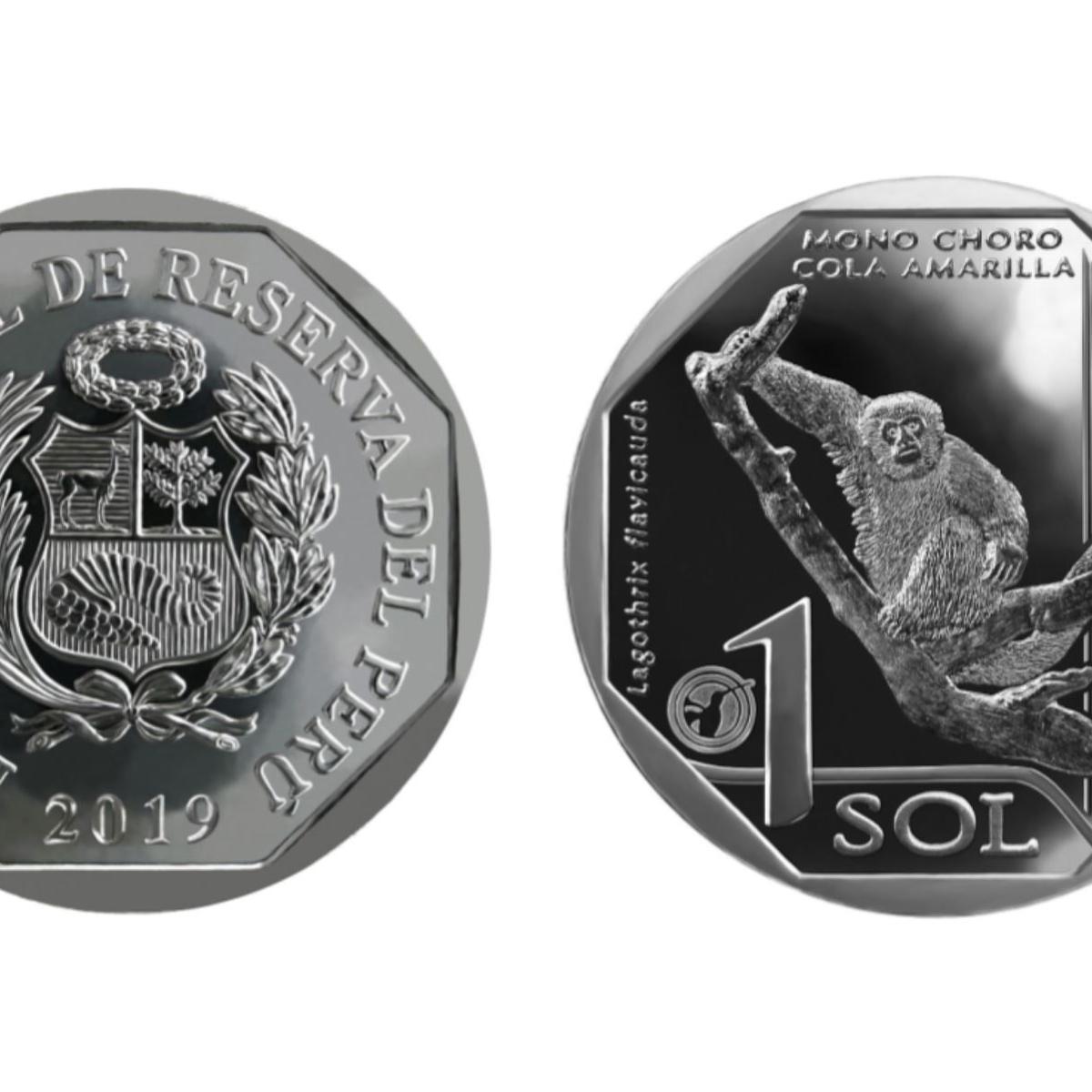 BCR acuña moneda alusiva al Mono choro cola amarilla | ECONOMIA | GESTIÓN