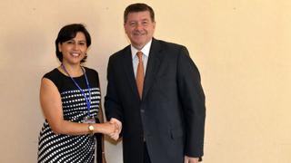 Viceministra de Trabajo y director general de la OIT se reunieron en Ginebra