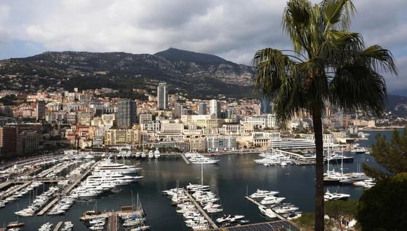 Una vista general de Mónaco, con el puerto en primer término. Foto: AFP/Archivos