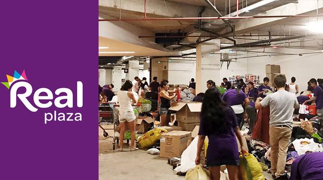 Real Plaza envió 13 camiones con donaciones de los ciudadanos hacia las zonas más afectadas del norte. (Foto: Facebook)