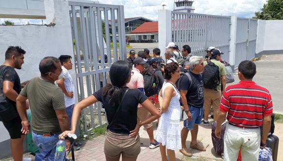Gremios aéreos señalan que turismo se afecta tras nuevo cierre del aeropuerto de Tarapoto (Foto: Hugo Anteparra)