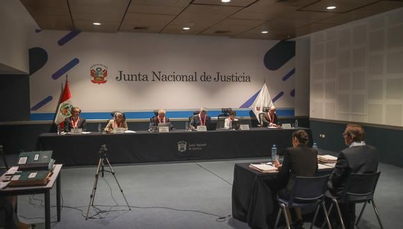 Actualmente la JNJ solo es conformada por cinco miembros titulares habilitados, tras la destitución de Inés Tello y Aldo Vásquez. (FOTO: Britanie Arroyo / @photo.gec )