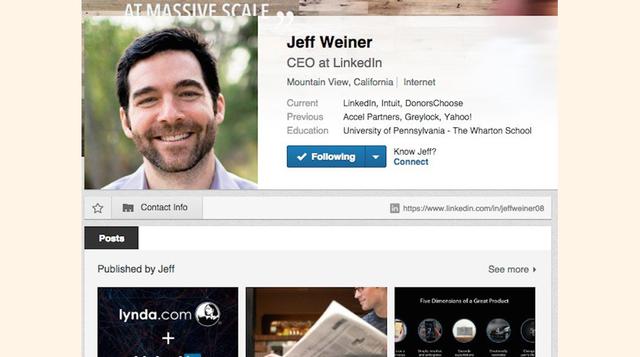 LinkedIn, una red social para profesionales, así como una herramienta de búsqueda de empleo / trabajo de reclutamiento.