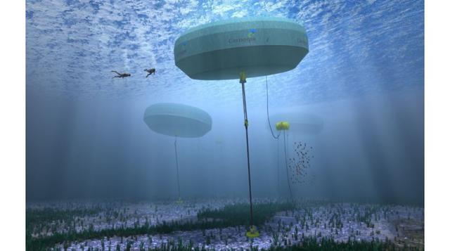 Una nueva ola de energía oceánica. El océano es un depósito enorme de energía. Se estima que solo la energía de las olas tiene un potencial técnico de 11,400 teravatios hora al año (con un resultado sostenible equivalente a más de 400 centrales pequeñas d