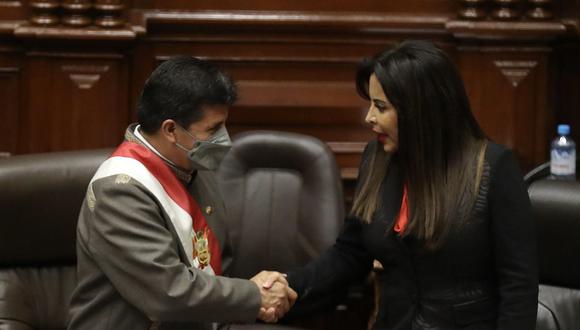 Patricia Chirinos participó en el debate y votó a favor de la vacancia de Pedro Castillo. (Foto: Congreso)