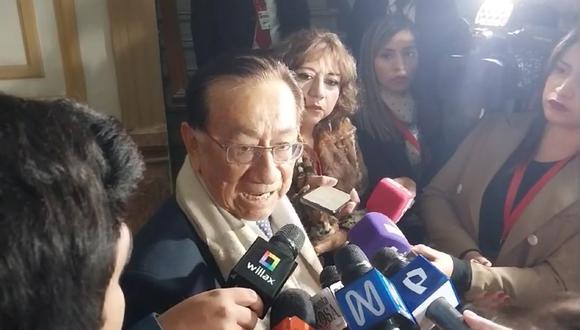 José María Balcázar ha criticado el proyecto de ley que prohíbe el matrimonio infantil en el Perú. (Foto: Radio Santa Rosa)