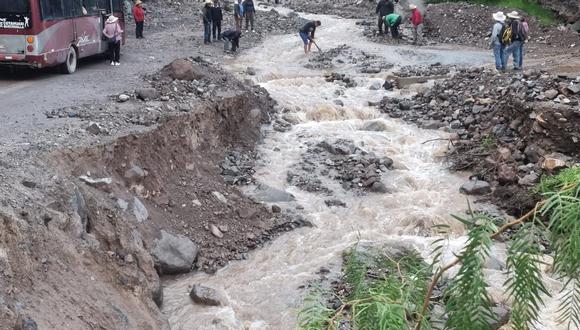 Persisten la lluvias en Arequipa y causan daños en las zonas  altas dela región. (Foto: Difusión)