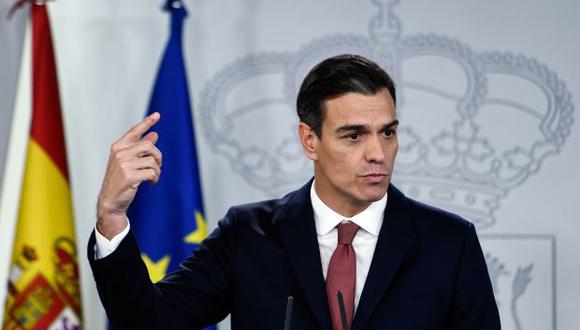 Presidente del gobierno español, Pedro Sánchez. (Foto: AFP)