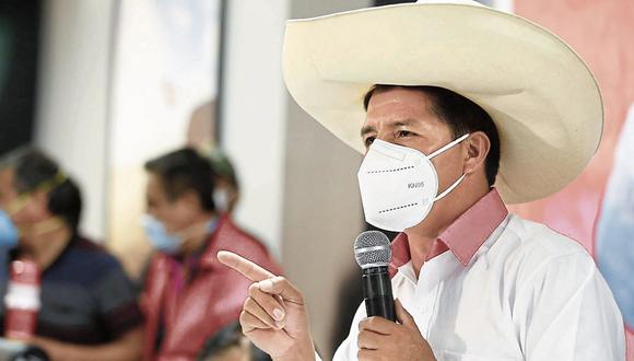 Postura. Pedro Castillo dijo que “es el terror, pero de la corrupción”. (Foto: Andina)