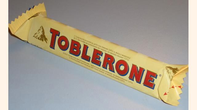 Toblerone. La marca de chocolates esconde un oso en la montaña como un tribute a la ciudad suiza donde nació el producto.