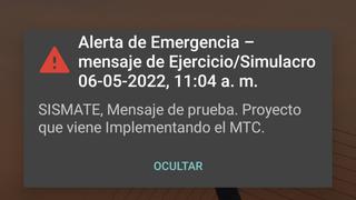 ¿Cuándo habrá una nueva alerta de emergencia de sismo por el Sismate?