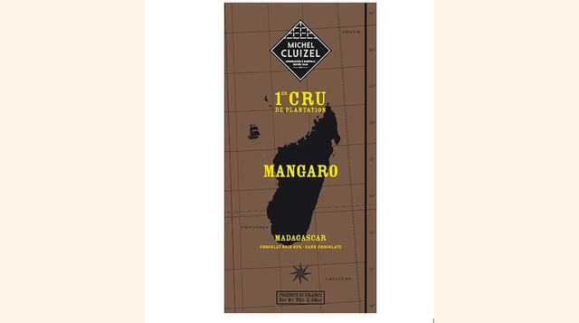 1º Cru Mangaro: Productor: Michel Cluizel. Origen: Francia. Cacao: 65%, 70 g.  Está elaborado con cacao procedente de una plantación privilegiada del valle que riega el río Sambirano, en Madagascar. (Foto: clubdelchocolate)