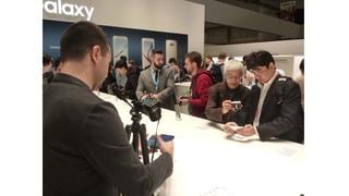 Samsung exhibe en el Mobile World Congress su nuevo Galaxy 6