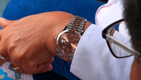 La presidenta Dina Boluarte afirmó que dicho reloj es un artículo de antaño y que lo tiene desde los 18 años con “fruto de su esfuerzo y trabajo”. (Foto: captura de pantalla | La Encerrona)