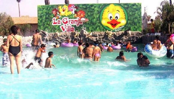 Falta de normativa para el uso de piscinas recreativas afectaría centros de entretenimiento fuera de malls en verano. (Foto: facebook.com/lagranjavilla)