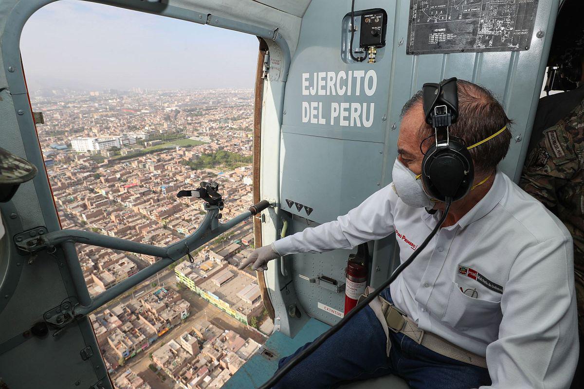 Ministro de Defensa Walter Martos dice que es necesario que se extienda la cuarentena hasta que aprendamos a convivir con el Covid-19. (Foto: difusión)