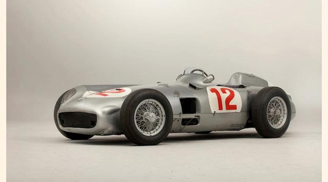 W-196R Formula 1 racer (Mercedes-Benz). Subastado por la firma Bonhams se vendió en US$ 29.9 millones en julio del 2013. (Foto: silodrome)