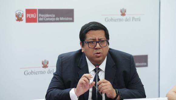 Ministro de Economía y Finanzas, Álex Contreras. (Foto: Andina)