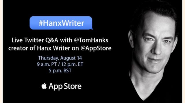 Tom Hanks ha lanzado el programa Hanx Writer para Apple, un procesador de texto que simula una antigua máquina de escribir, eso sí, con tecla para borrar. De descarga gratuita. (Foto: movidaapple)