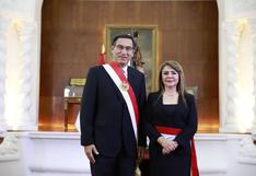 Vizcarra tomó juramento a Elizabeth Hinostroza como nueva ministra de Salud