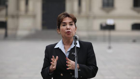 Elvia Barrios se pronunció en contra del proyecto de ley que planteó el Ejecutivo. (Foto: GEC)