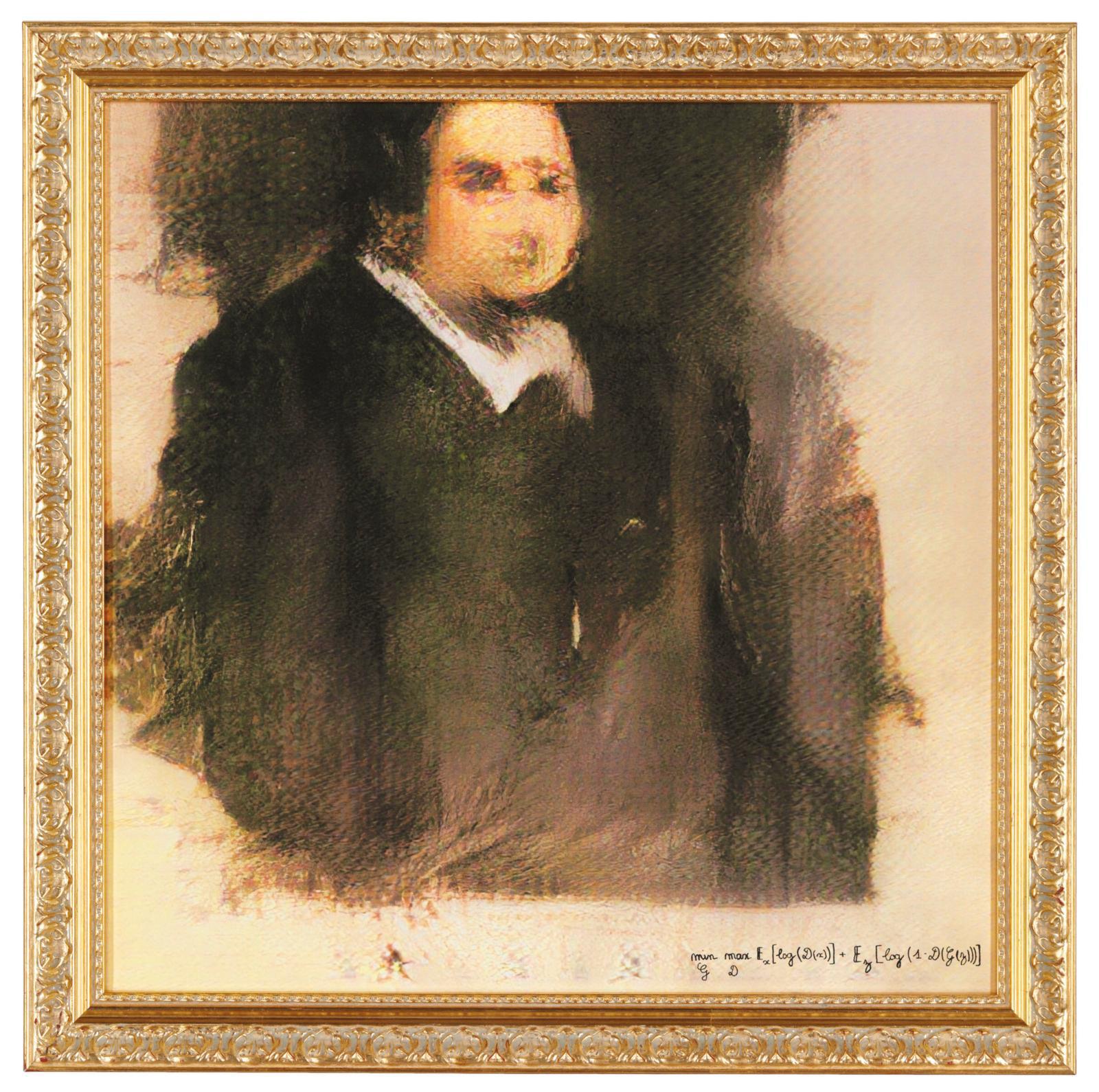 Retrato de Edmond de Belamy. (Foto: AP).