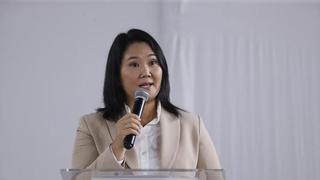 Caso cócteles: PJ confirma disposición que cierra la investigación contra Keiko Fujimori y otros