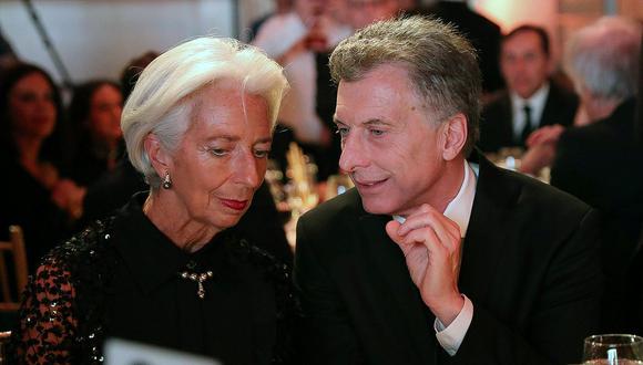 Christine Lagarde, directora del FMI y Mauricio Macri, presidente de Argentina buscan llegar a un acuerdo sobre el crédito de US$ 50.000 millones otorgado por el organismo. (Foto: Reuters)