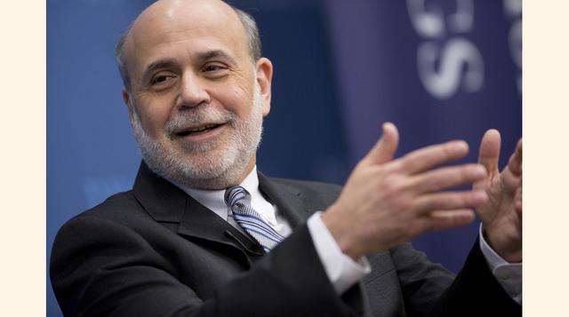 Ben Bernanke. El expresidente de la Reserva Federal de EE.UU. (Fed) ocupa el puesto cinco en el ranking. (Foto: Bloomberg)