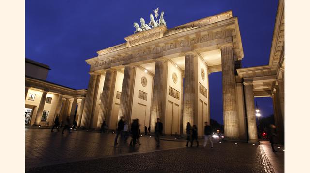 (2) Berlín, Alemania. Es la segunda del ranking de YouthfulCities por su buen resultado en la categoría de música y cine. (Foto: Bloomberg)