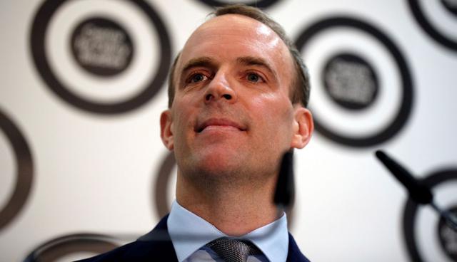 Ardiente defensor de la salida de la Unión Europea, Dominic Raab, de 45 años, fue brevemente ministro para el Brexit entre julio y noviembre de 2018.&nbsp; (Foto: AFP)