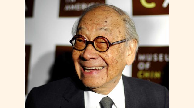 Ieoh Ming Pei. Es un arquitecto estadounidense de origen chino. Está considerado como maestro de la arquitectura moderna. Se graduó en el MIT en 1940.  (Foto: Getty)